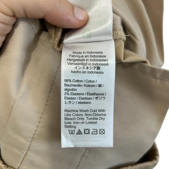 J. Crew Lightweight Chino Pull-On Short NWT Women's Sz XXS Beige Pleated Chic - Picture 7 of 7